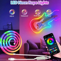 LED Strip Lights, 130ft Work with Alexa and Google LED Lights for Bedroom