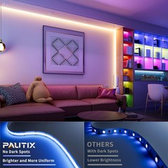 COB LED Strip Lights,20ft RGB+CCT 2700K-6500K White LED Lights,Dimmable Color…