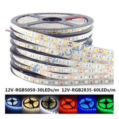 24/44-key WIFI Led Strip SMD 5050 2835 12V RGB Lights Flexible 5-15M 30/60LEDs/m