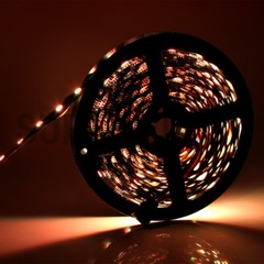 Non-Waterproof 5M 300LEDs RGB 5050 LED Strip Light Black PCB dlexible Tape Light