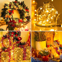24/12X 20 LEDs 6.6ft Battery Operated Mini Copper Wire String Fairy Lights Decor