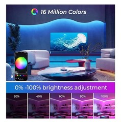 RGB COB LED Strip Light 32.8ft/10m,Color Changing Dimmable Flexible Tape DC24V