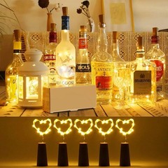 LED Wine Bottle Cork String Lights 2M Copper Wire Holiday Fairy Lights Original