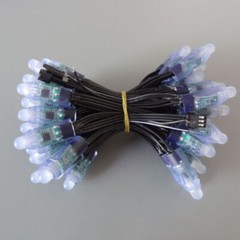 200pcs Round DC 12V WS2811 LED Pixels Individually Addressable RGB Light 12mm