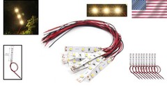 Self-Adhesive 10-Piece LED Strip Lights – Perfect for Miniature Illumination