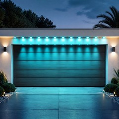 150FT RGB+IC Eave Permanent Outdoor Lights Smart 90 LED Strip Light w Remote APP