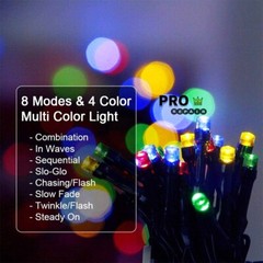 8 Models Solar String Lights For Outdoor Garden Party Xmas Fairy Wedding Lamp