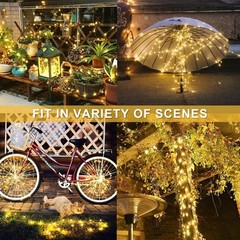 Solar Fairy Lights Outdoor Solar String Lights Garden 100-300LED Christmas Decor