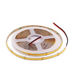 Free Cut FCOB LED Strip 24V 12V DC 8mm RA 90+ Dimmable Flexible 528LEDs