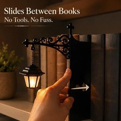 Mini Library Lantern Bookshelf Lamp Book Shelf Lighting Decor Night Light