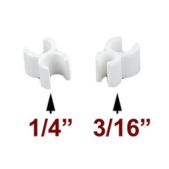 Wire Frame Christmas Light Clips, 3/16″, Wire Frames Hold Mini Lights, 1000 Pack