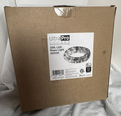 Ultra Pro Escape 25 ft LED Rope Light 5000K Cool White Clear New Open Box