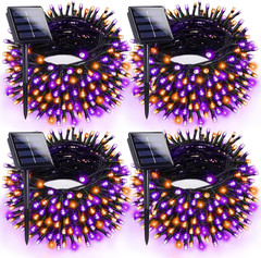 Solar Christmas Lights Outdoor 4 Pack 132FT 400LED String Lights Multicolor | Au