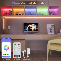 COB LED Strip Lights,20ft RGB+CCT 2700K-6500K White LED Lights,Dimmable Color…