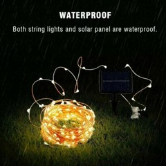 200LED 66ft Solar Fairy String Light Copper Wire Outdoor Waterproof Garden Decor