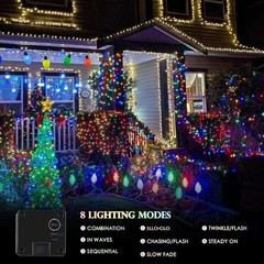 Solar Fairy Lights Outdoor Solar String Lights Garden 100-300LED Christmas Decor