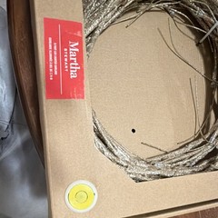 Martha Stewart 9ft Gold LED Garland Warm White Flexible Indoor Wire