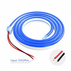 12V Thinkness 8mm Silicone LED Neon Light Strip Waterproof In/Outdoor Lighting