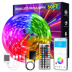 LED Strip Lights, Smart Light with App Remote Control, RGB LED Lights for room
