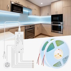 Cubitor Under Cabinet Led Light Strip Kit2 Roll X 16.4Ft Cuttable 6500K
