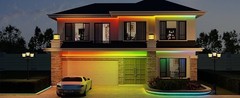 Lumary 16.4Ft Smart Neon Rope Light, Outdoor RGBAICW, Alexa, Waterproof