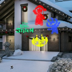 Disney Lilo & Stitch Christmas Multicolor Lightshow Projection Lighting