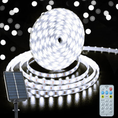 Solar Strip Lights Outdoor,Waterproof LED Strip Lights for Camping