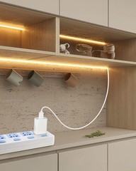Art Deco USB Powered COB LED Strip Lights – 1M 320Leds for Stylish Illumination