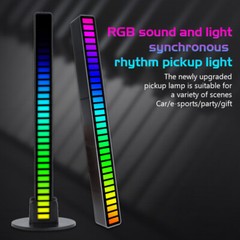 Sound Music Light Voice Activated Pickup Rhythm RGB LED Strip Tube Car Bar Lamp