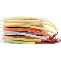 16.4FT 12V 24V 5M COB 480leds/m LED Flexible Strip light Tape Lights Bar Room US