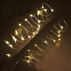 LED Battery Operated Waterproof Lights String Copper Wire Energy Saving 2M RK815