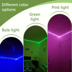 200Ft LED Strip Lights, with 44 Keys Remote Control, Dimmable RGB Color Changing
