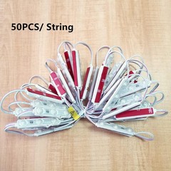 100PCS LED Module 12V DC 6500K White 1.2W Waterproof for Advertising Letter Sign