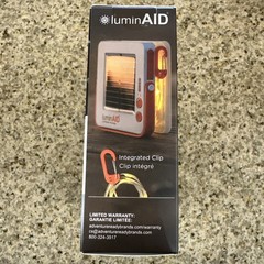 LuminAID Solar String Light 300 Lumens With Phone Charger & Area Light – NEW