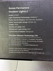 Govee Permanent Outdoor Lights 2 H705F 150FT 108 RGBWIC White – FOR PARTS