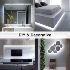 Novostella LED Strip Lights 20-40ft 6m-12m Dimmable Cold White Room Day Lights