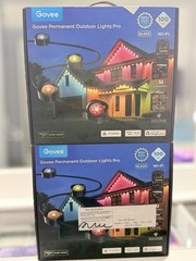 Groove Permanent Outdoor Lights Pro 100ft Model H8064 Black [NEW SEALED]