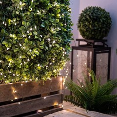 Green Wire Fairy String led Light Plug in 200ft Bright 600 LED Waterproof OTH031