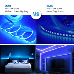 DC 24V COB LED Strip RGBW RGBWW 784LEDs/M Dotless Flexible Tape Light Home Lamp
