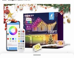100ft Permanent Outdoor Lights,for House Roof, Christmas, Holiday, Party, Daily