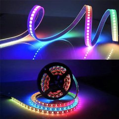 5050 WS2812B RGB IC LED Strip Lights 144 LEDs Pixel Individual Addressable DC5V