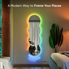Smart LED Rope Light, 16.4Ft Multicolor Lightstrip with Music Sync & Voice Contr