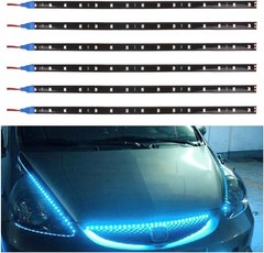 Bright 6PCS LED Underglow Strip Lights – Perfect for Cars & Boats – Easy Install