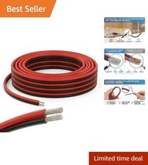 Versatile 33ft 20 AWG Wire for LED Strips – Tinned Copper & PVC Insulated