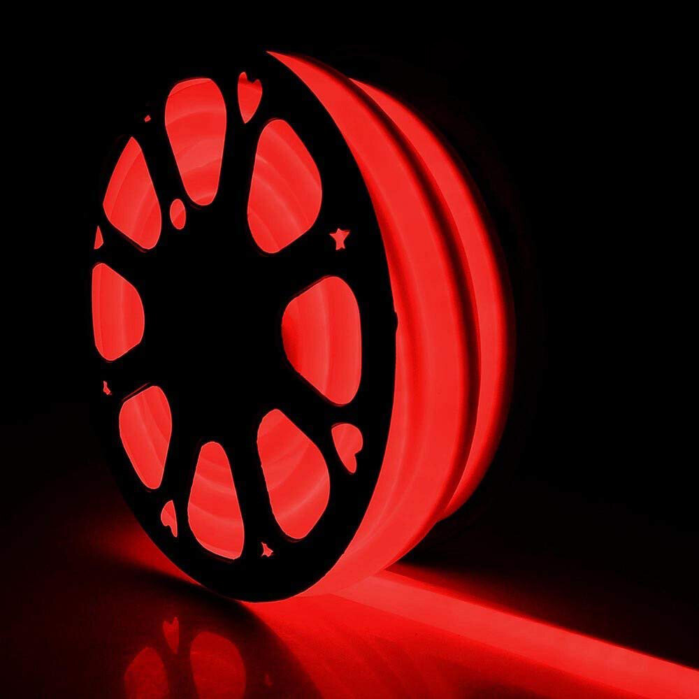 100ft 12/24V LED Neon Rope Light Strip Waterproof Outdoor Boat Car Party Decor