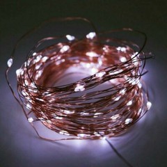 2 pack LED Solar Fairy String Lights Copper Wire Waterproof Outdoor Garden Decor