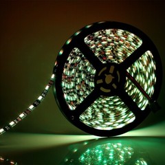 5M RGB LED Strip Light Waterproof Black PCB 5050 SMD Tape Rope String Light 12V