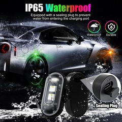Wireless LED Lights for Car, Wireless Rock Lights with 8 Colors 10 Modes,Led Str