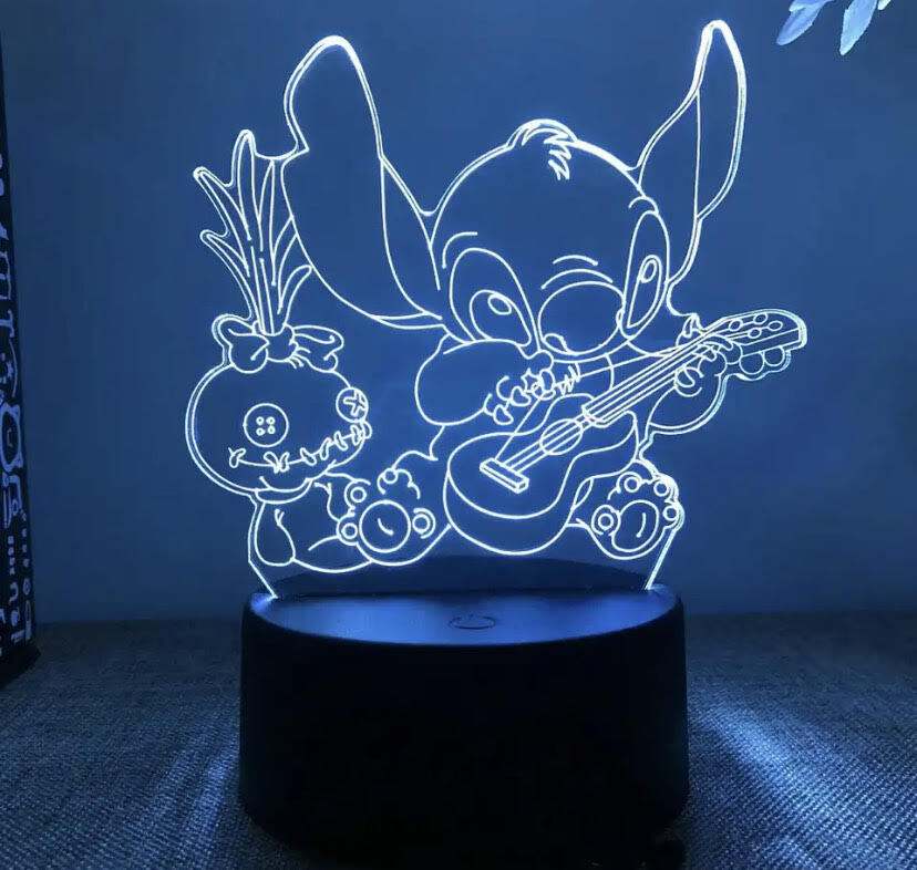 Lilo & stitch 3D LED lamp ✅