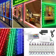 10~100FT LED Lights for Business Storefront 3 LED Module Signs Window Lights